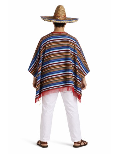 Poncho messicano Taglia L | Costumi per Adulti Il Re del Carnevale